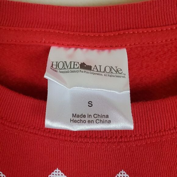 Home Alone Red Christmas Light Up Sweater Small *Does Not Work * - Picture 6 of 8